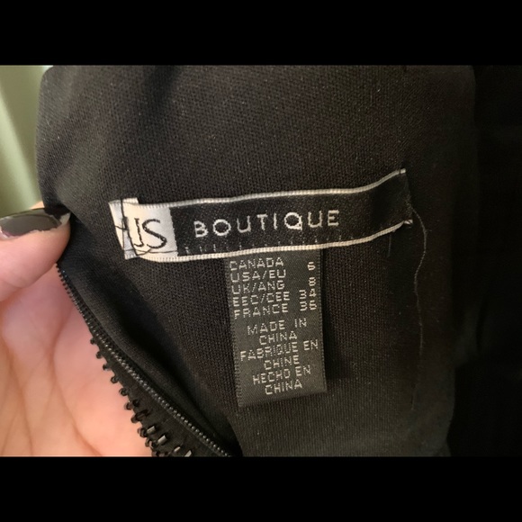 Beautiful black prom dress - Picture 6 of 8